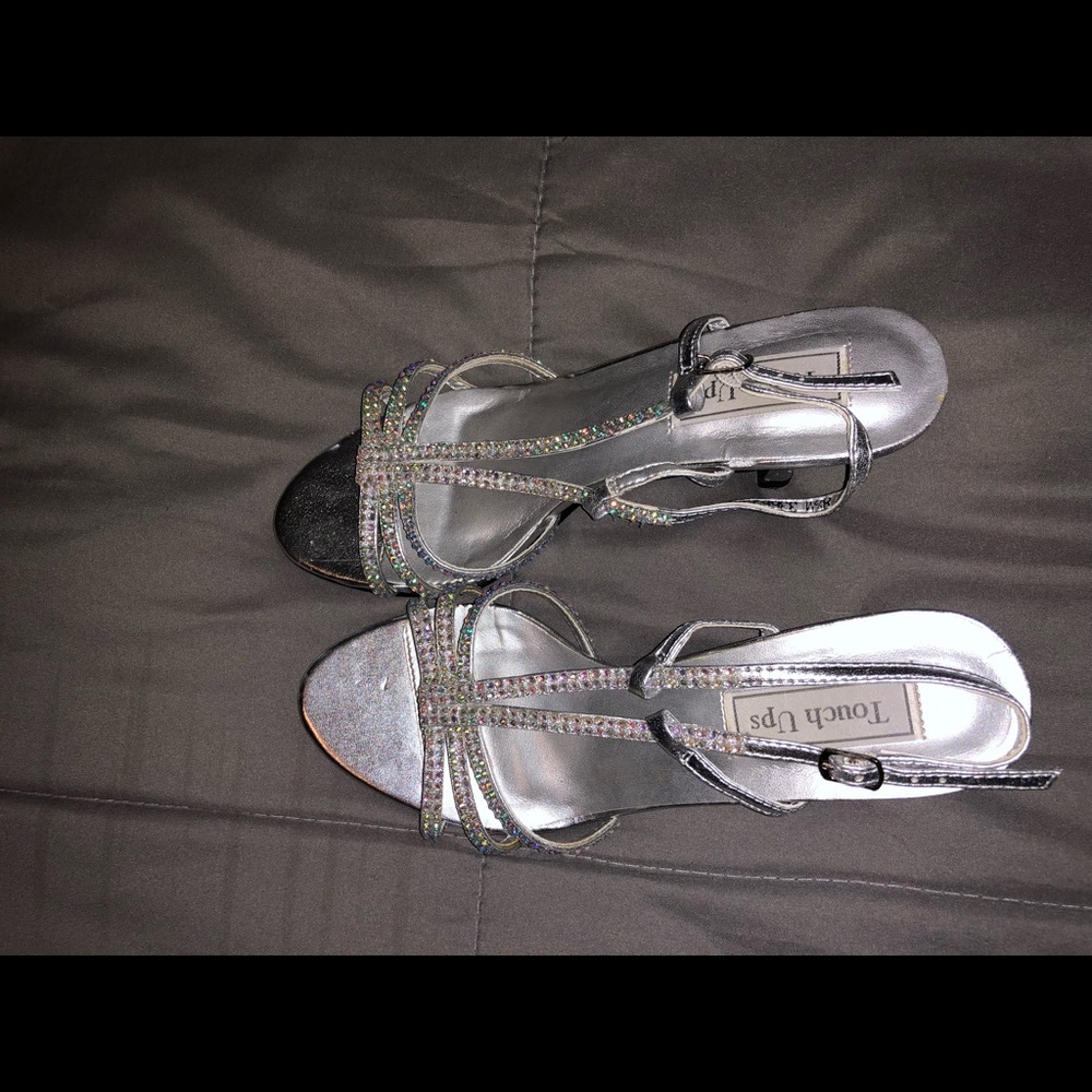 Silver touch up heels